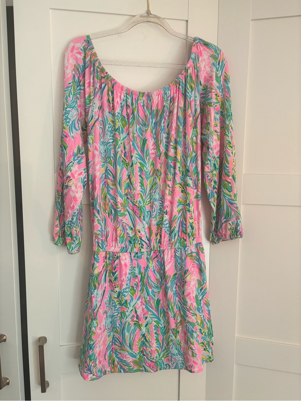 Lilly Pulitzer Lana Romper Dress in Unicorn of the Sea Size XS - Picture 5 of 7